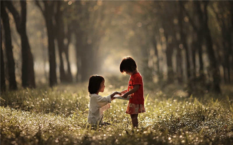 小朋友可爱萌照