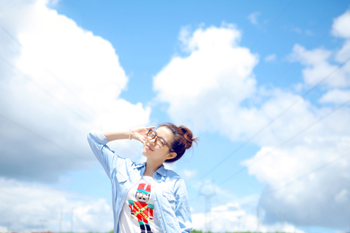 小清新美女 小清新 唯美意境图片 