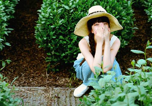 小清新美女 小清新 唯美意境图片 