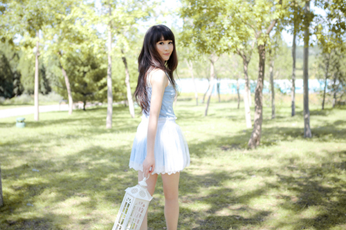 小清新美女 小清新 唯美意境图片 